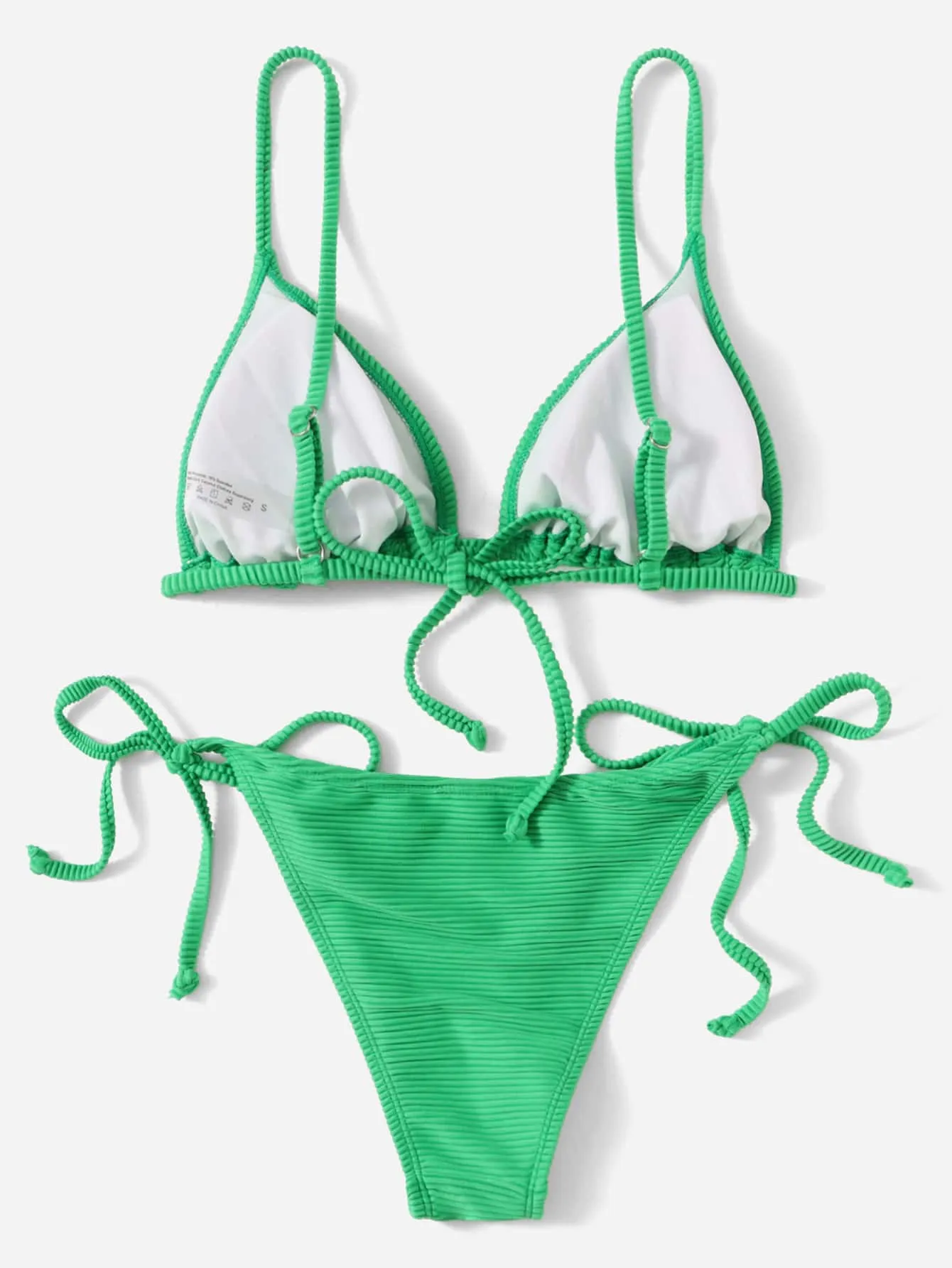 Sets de Bikini Acanalado para Mujer en Cherry Vibes 🌊