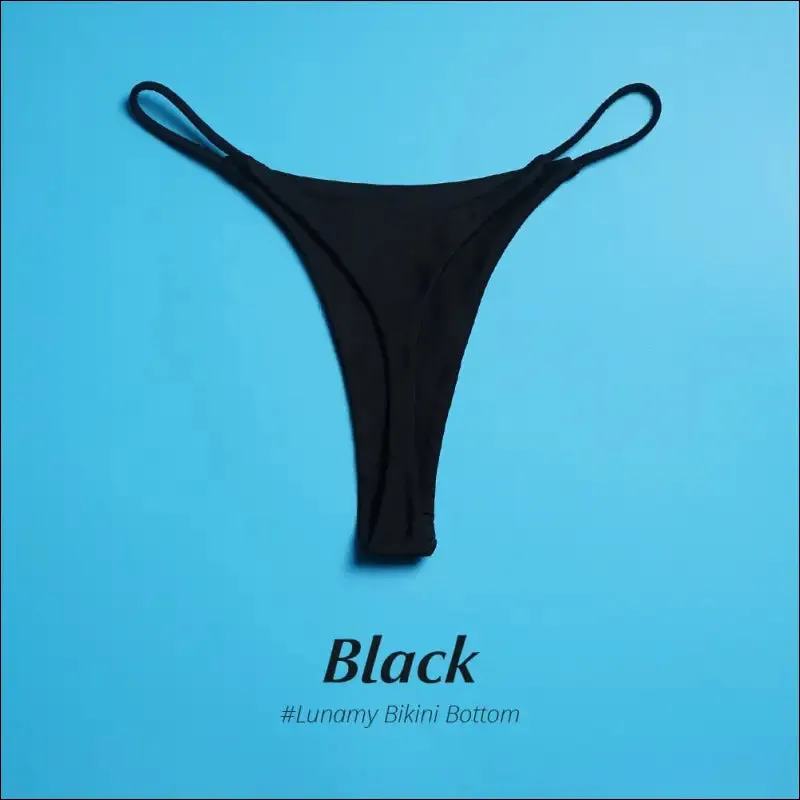 Sexy bikini sets g-string girls swimwear t-back bikini thong swim briefs women beachwear
