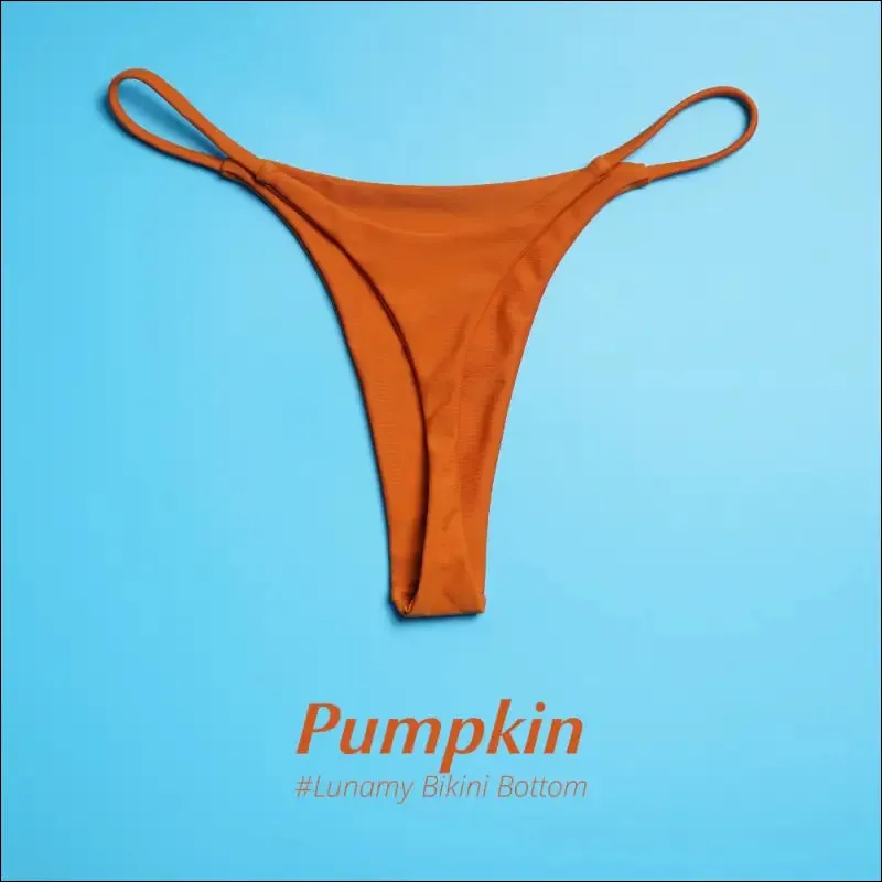 Sexy bikini sets g-string girls swimwear t-back bikini thong swim briefs women beachwear