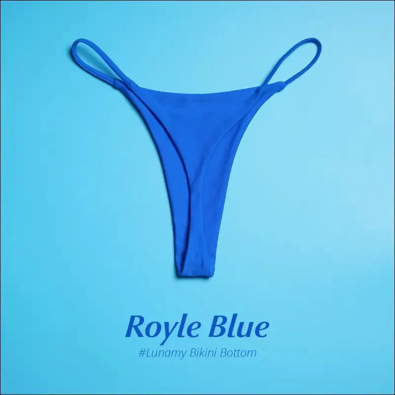 Sexy bikini sets g-string girls swimwear t-back bikini thong swim briefs women beachwear