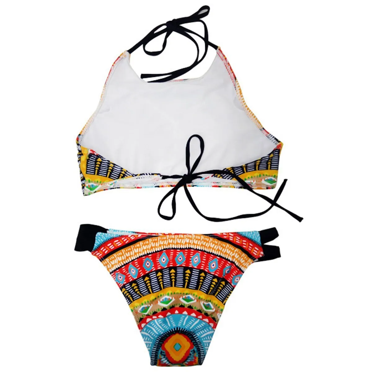 Sexy Halter Bohemian Print Bikini Sets