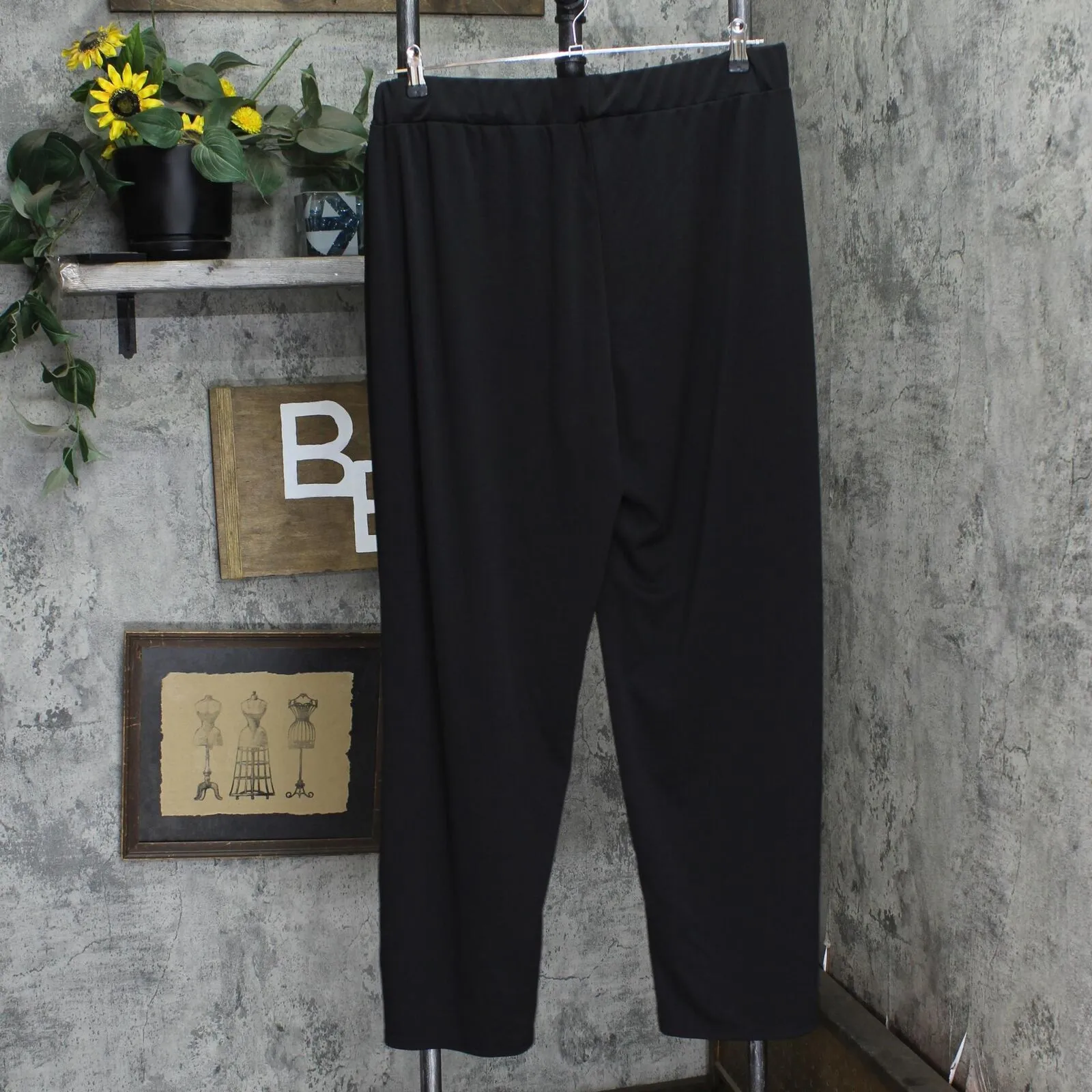 Shein Womens Plus Size Curve Straight Leg Knit Pants 167058992a57cb Black 4XL