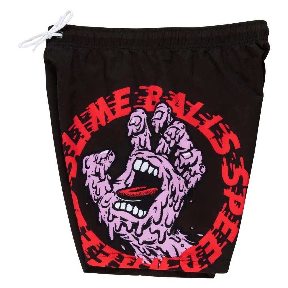 Slime Balls Swim Shorts SB Hand - Black