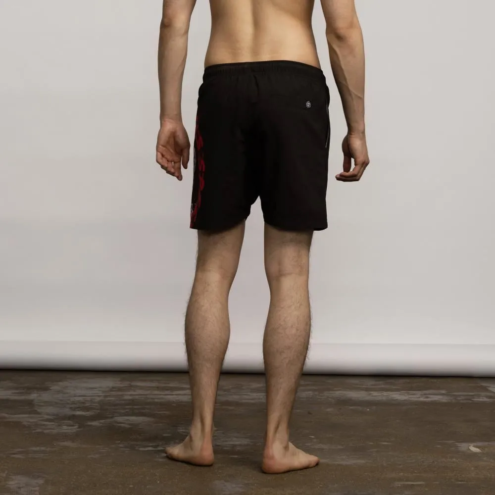 Slime Balls Swim Shorts SB Hand - Black