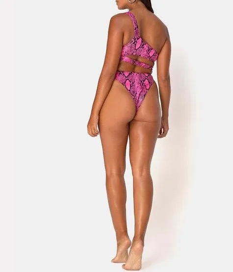 Snake Skin High Waist Ledra Bikini Set