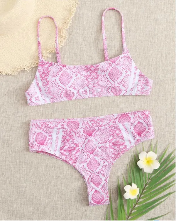 Snakeskin Bikini Sets