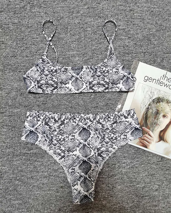 Snakeskin Bikini Sets