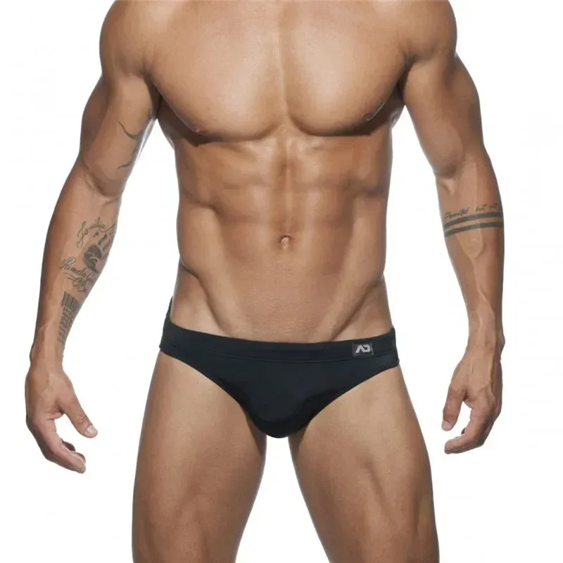 Solid Push up Men Neon Swim Bikni Brief Trunks Sexy Swimwear Beach Surf Shorts Swimsuit Bathing Suit
