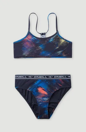 Sportclub Active Bralette Bikini Set | Black Future Fade
