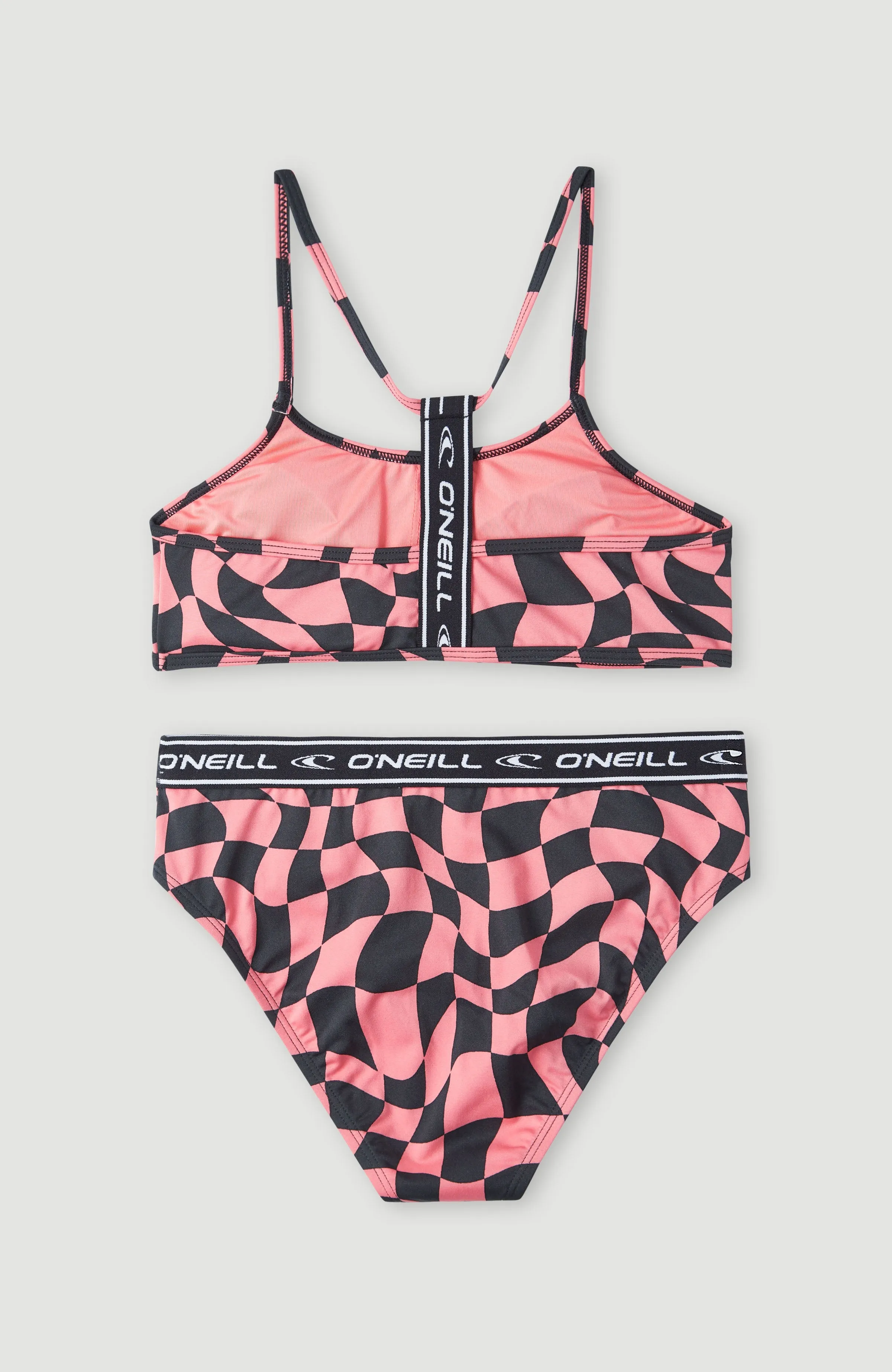 Sportclub Active Bralette Bikini Set | Pink Checkboard