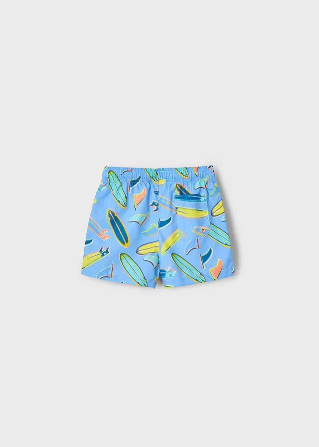 SS25 Mayoral Boys Blue Surfboard Swim Shorts 3612