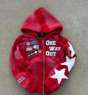Star Arm Streetwear Hoodies