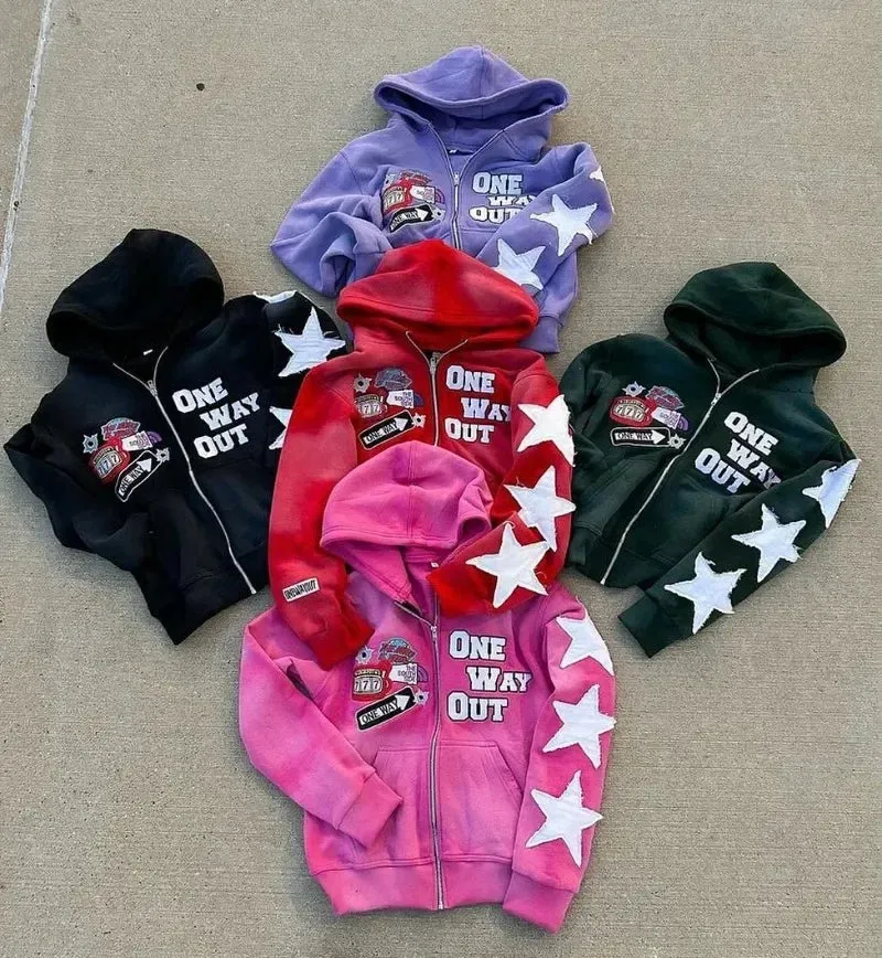 Star Arm Streetwear Hoodies