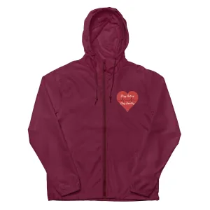 Stay Active Stay Healthy Unisex lightweight zip up windbreaker