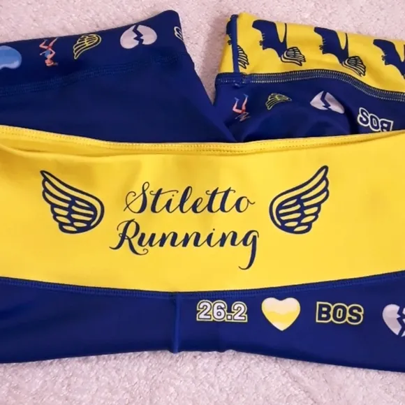 🏃‍♀️Stiletto Running Stylish Athletic Shorts. Women's Size: Large. Inseam 5.