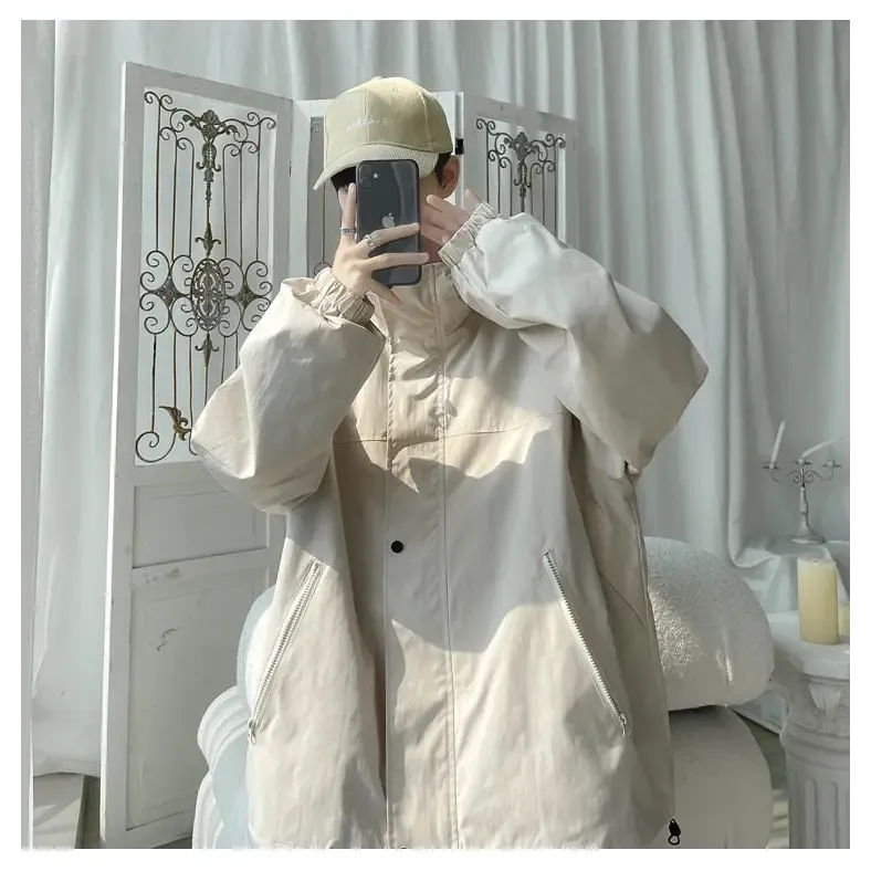 Stylish Y2K Jacket Made from High Quality Polyester