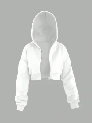 Sudadera Casual Unicolor con Capucha - Cherry Vibes CR