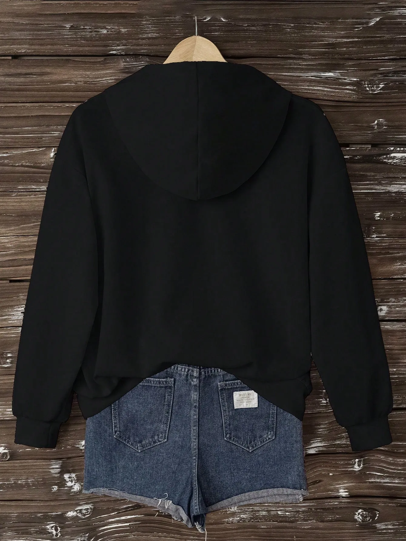 Sudadera con capucha de corazón para mujer  CR