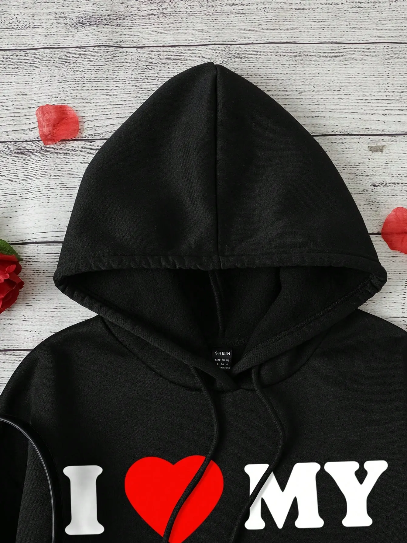 Sudadera holgada Cherry Vibes: "Amo a mi novio" ❤️