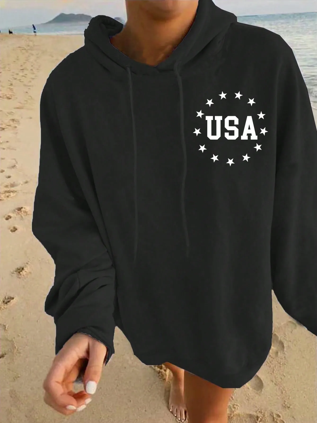 Sudadera holgada con capucha y estampado de Cherry Vibes