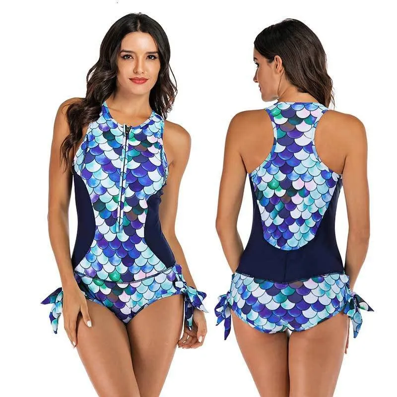 Summer Splash One-Piece Sleeveless Women's Swimsuit