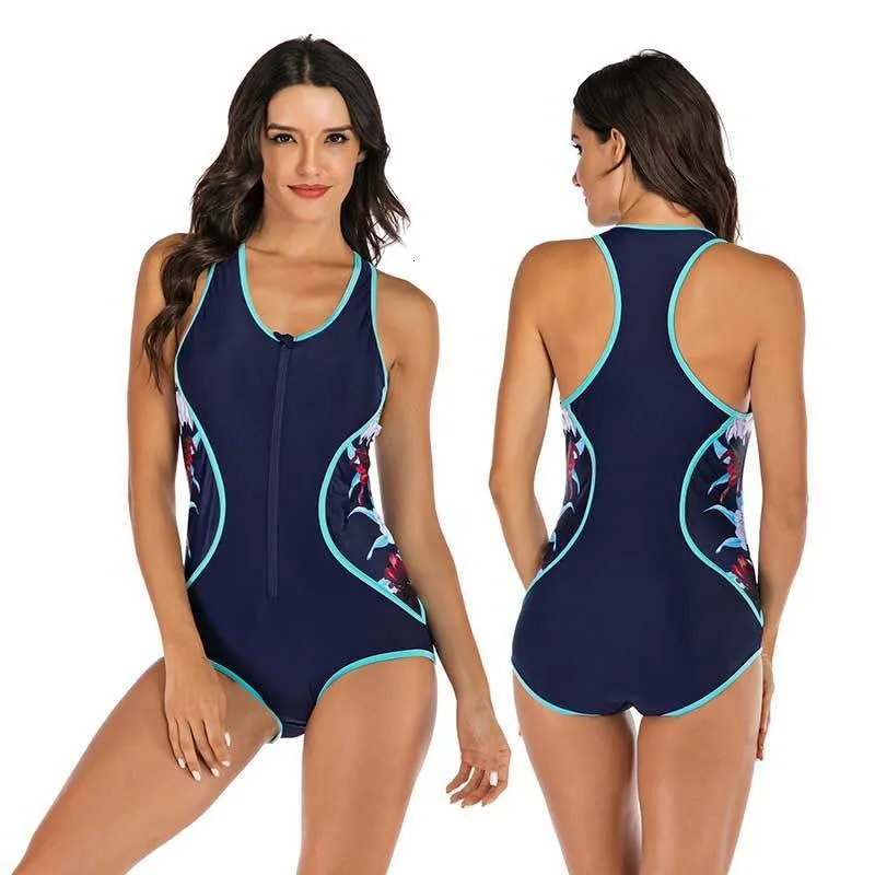 Summer Splash One-Piece Sleeveless Women's Swimsuit