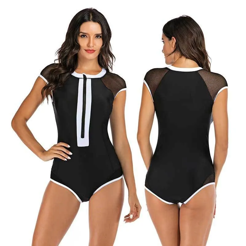 Summer Splash One-Piece Sleeveless Women's Swimsuit