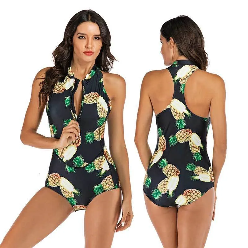 Summer Splash One-Piece Sleeveless Women's Swimsuit