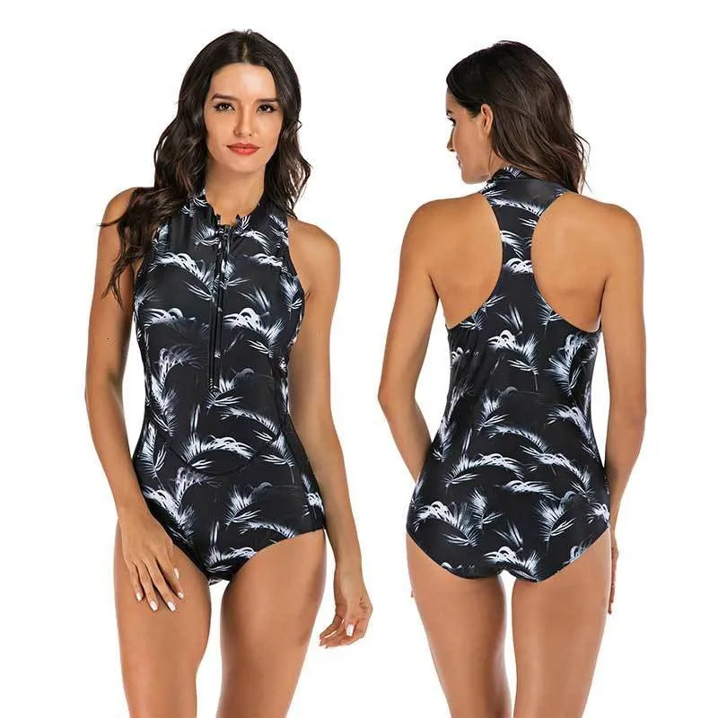 Summer Splash One-Piece Sleeveless Women's Swimsuit