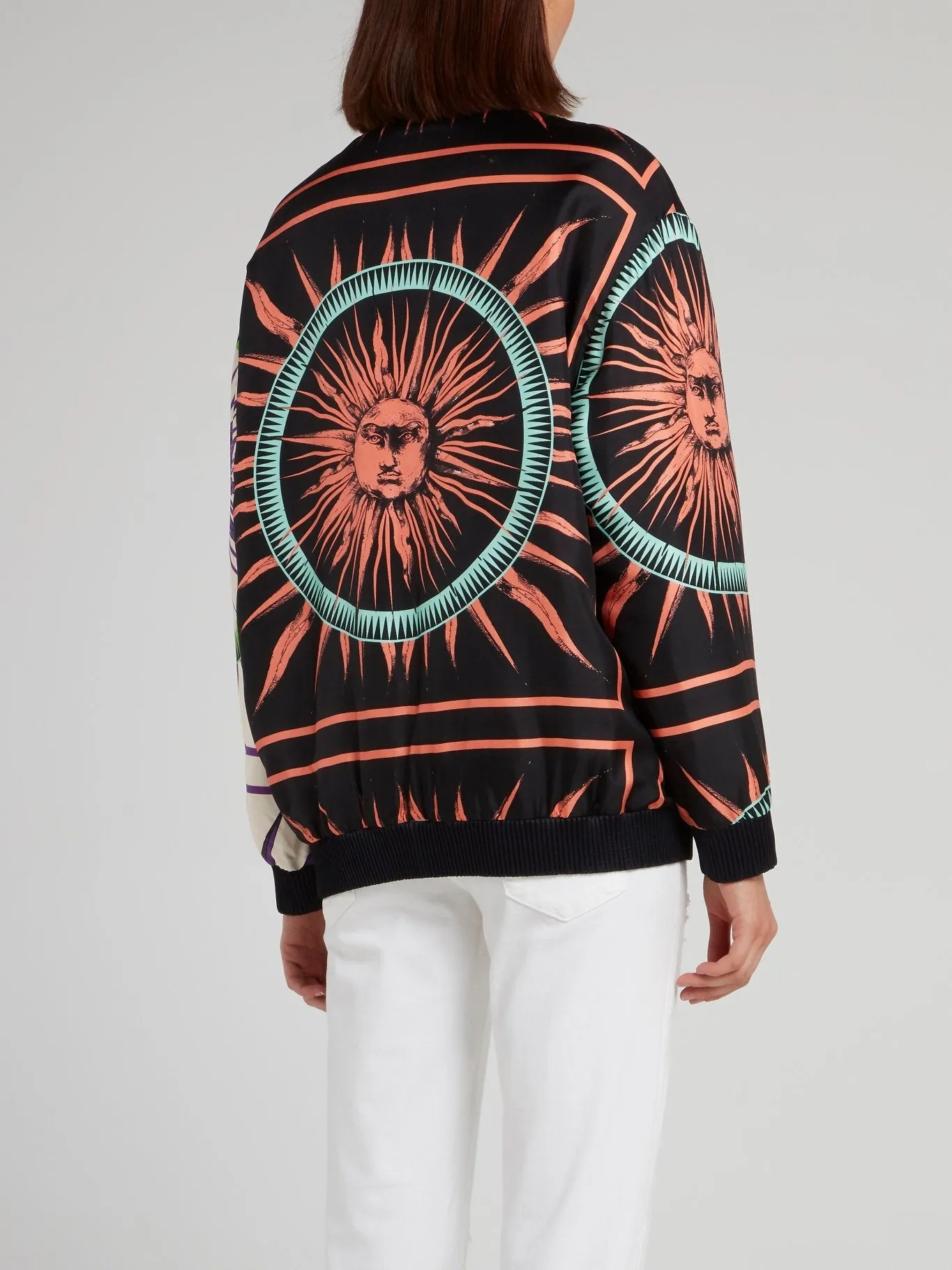 Sun Print Bomber Jacket