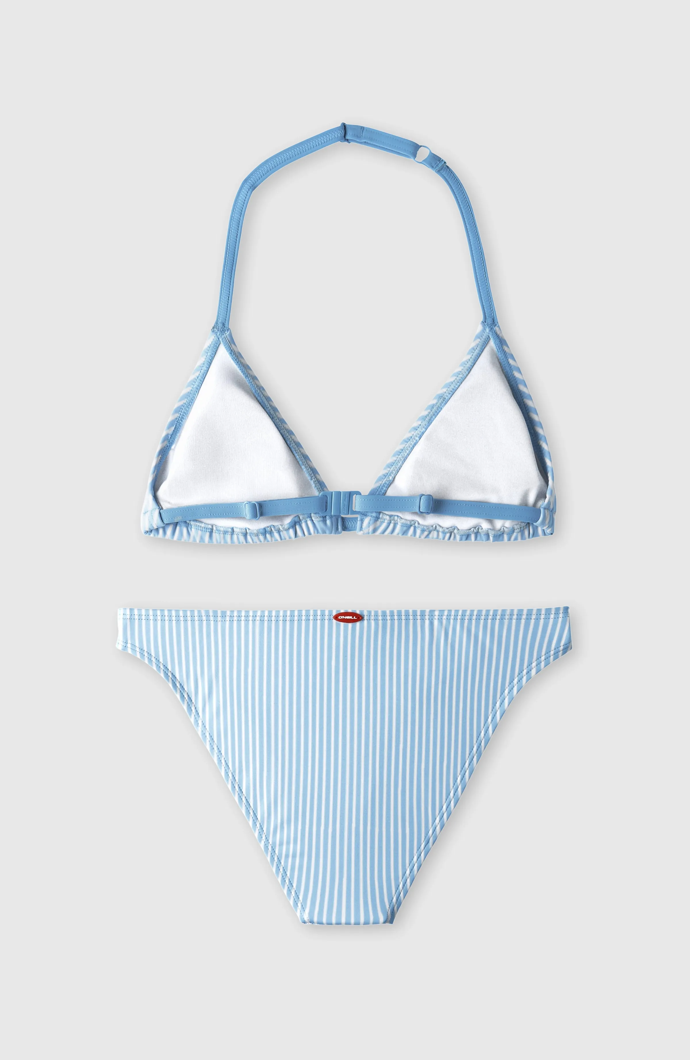 Surf State Triangel Bikini Set | Blue Simple Stripe