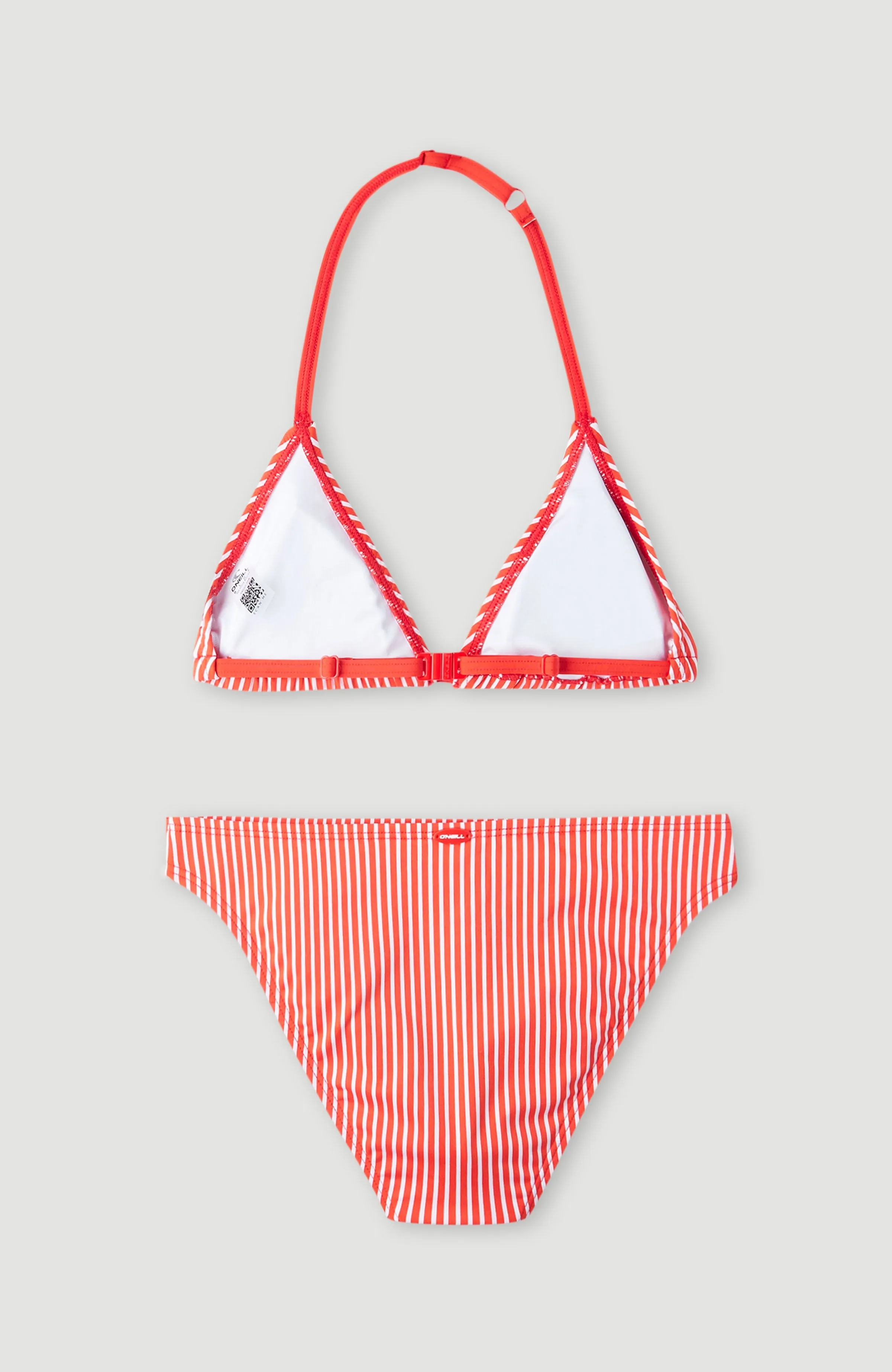 Surf State Triangel Bikini Set | Red Simple Stripe