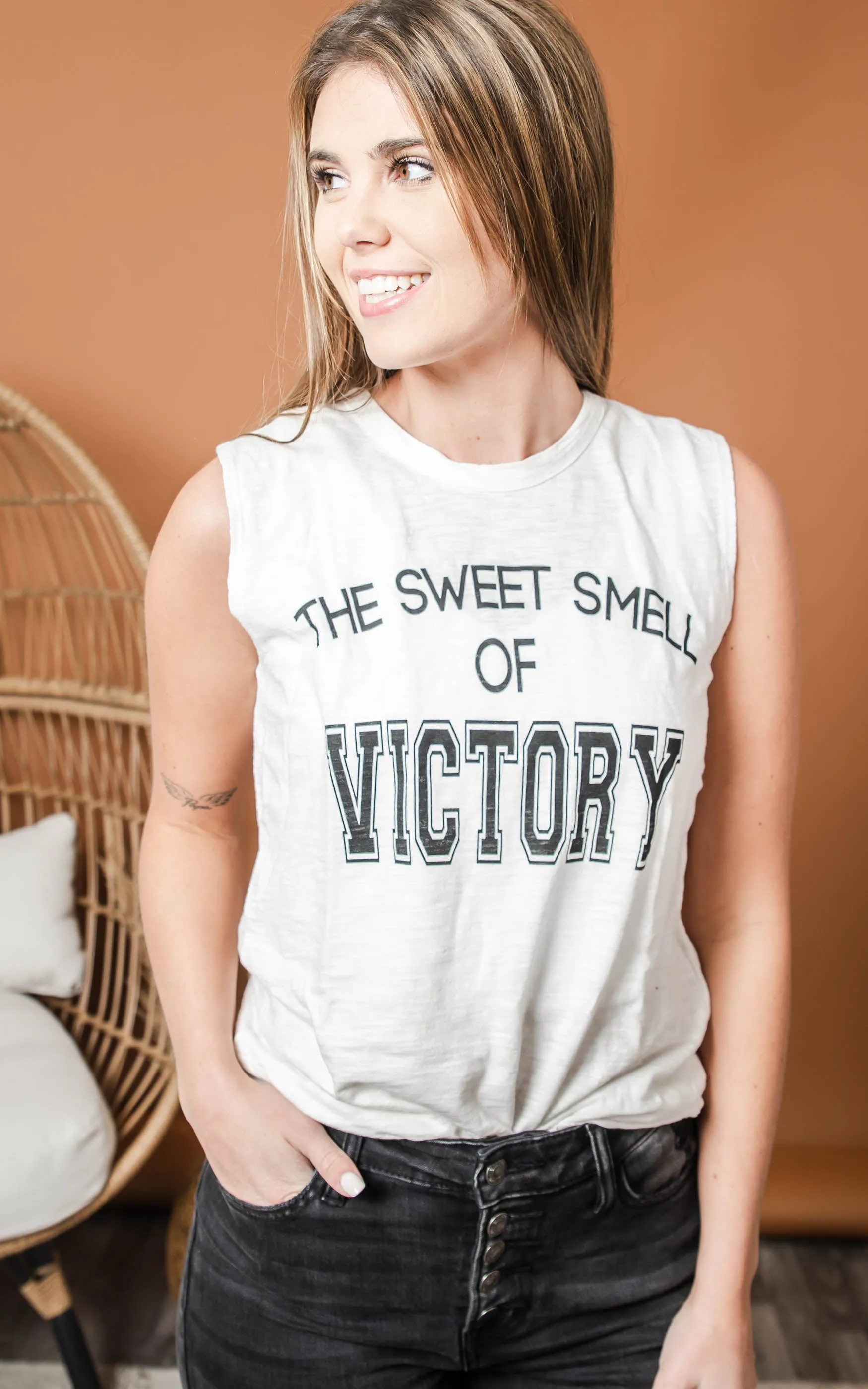 Sweet Smell of Victory Muscle Tank** - Final Sale**
