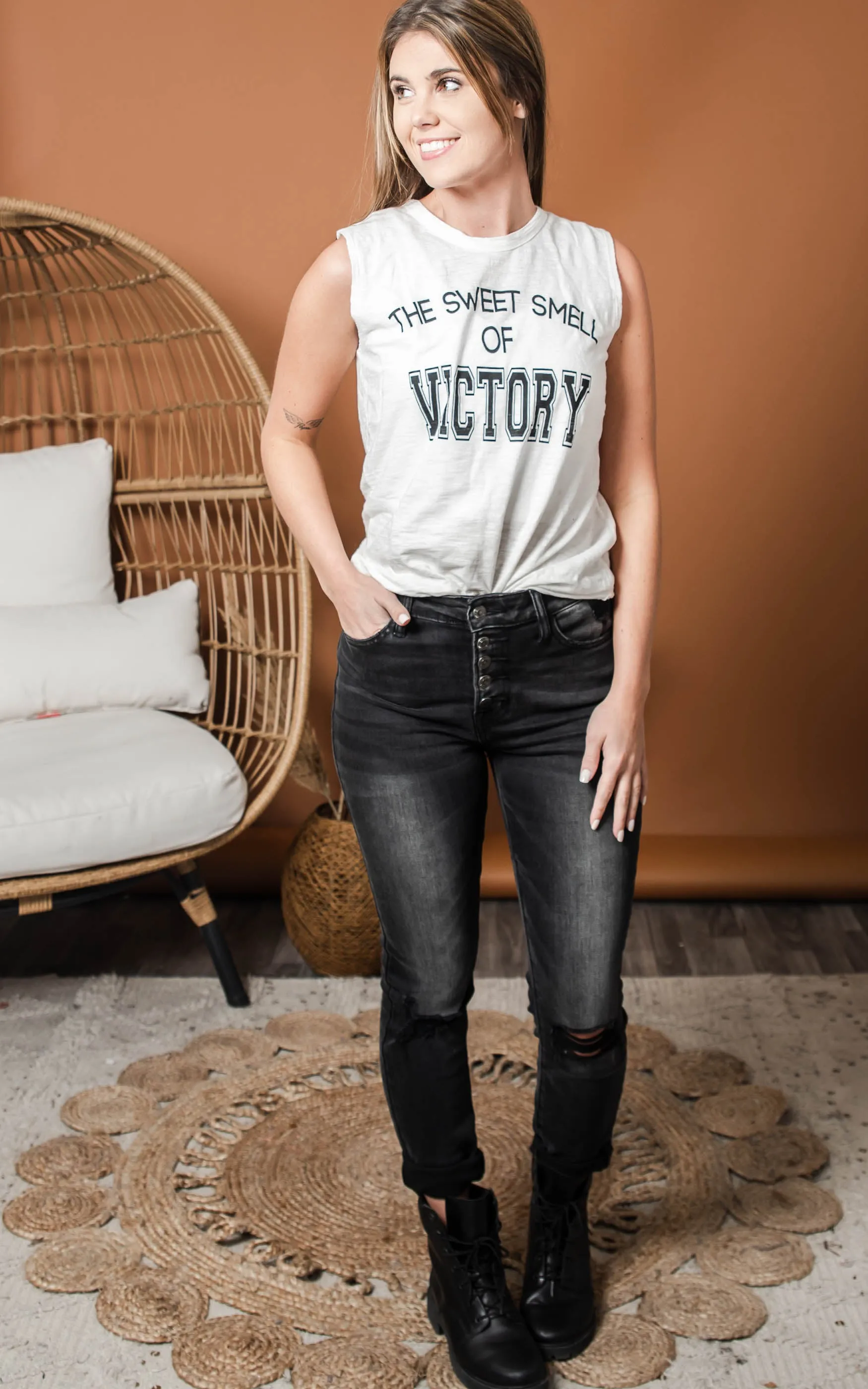Sweet Smell of Victory Muscle Tank** - Final Sale**