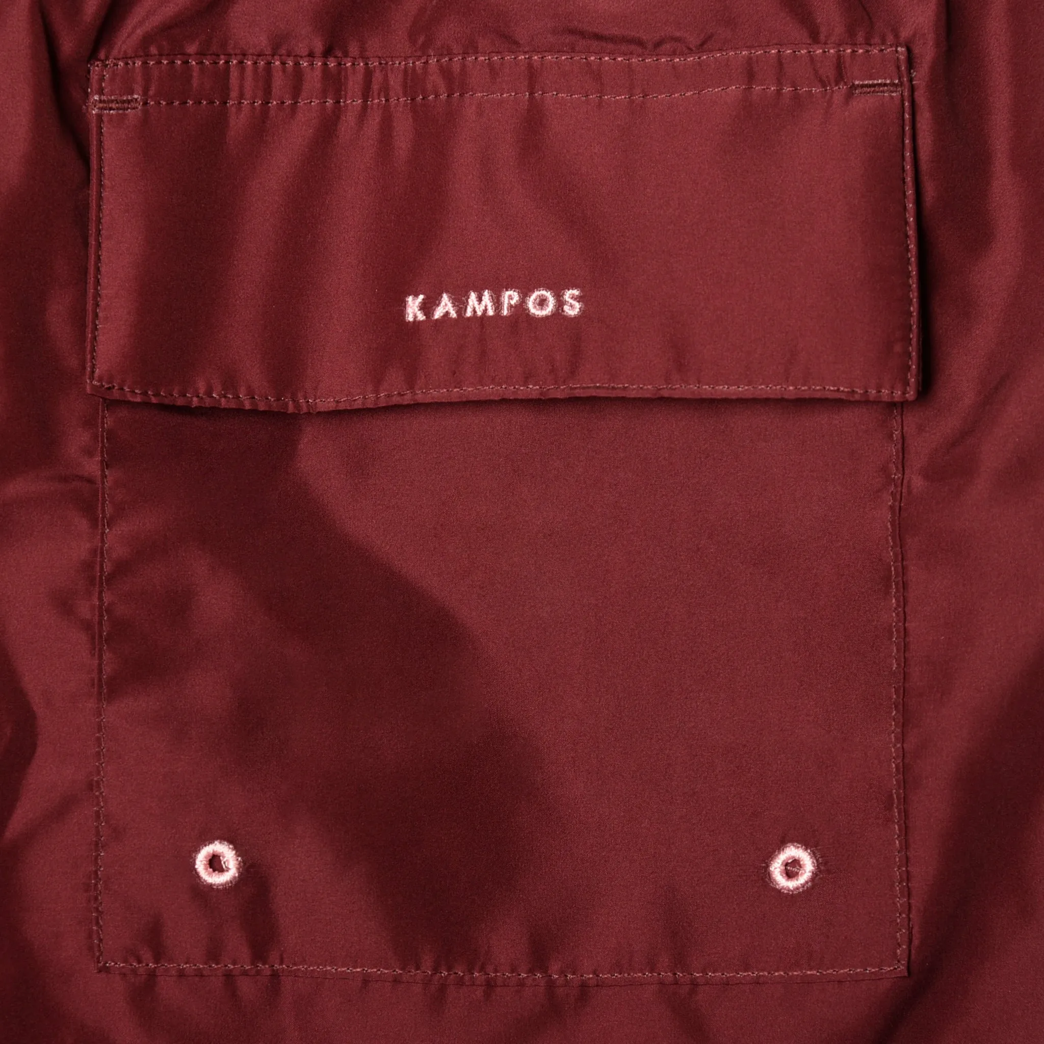 Swim Shorts Long Burgundy