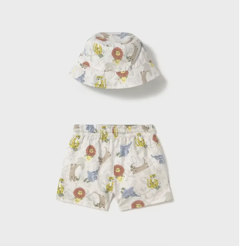 Swim Shorts with Bucket Hat