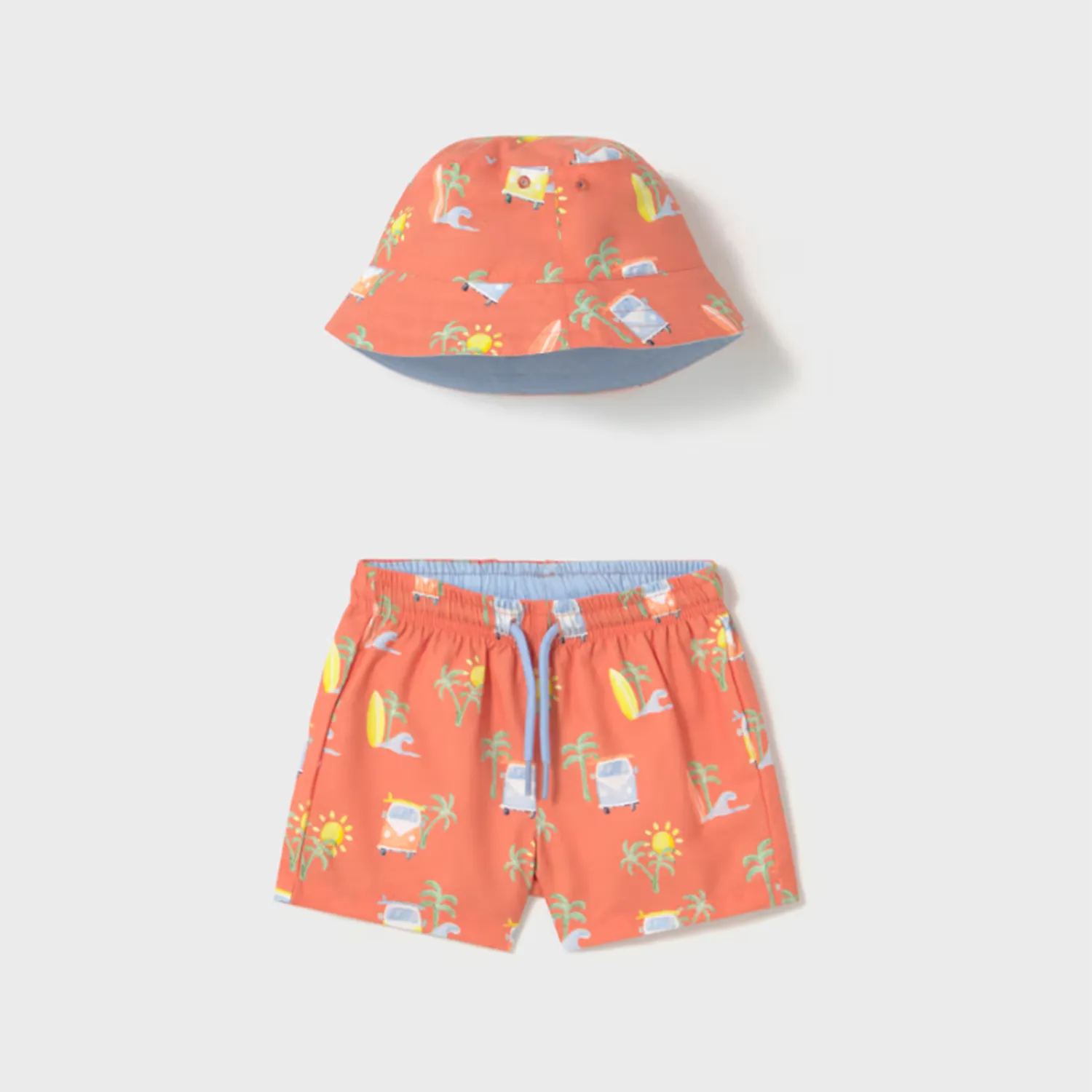 Swim Shorts with Bucket Hat
