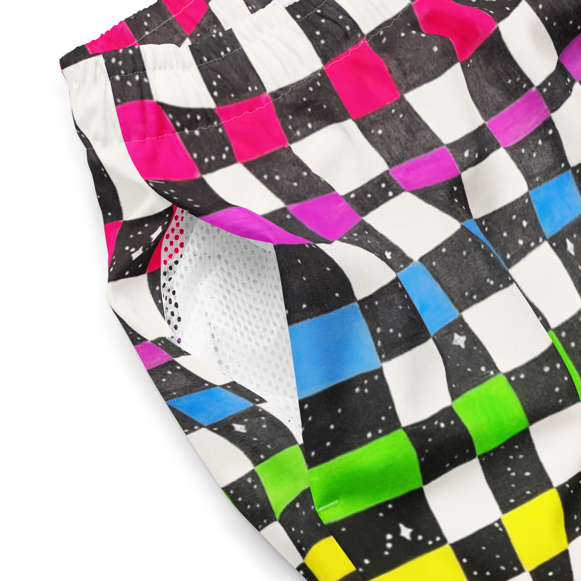Swim Trunks ( Secret Internal Pocket)- "Space Track" Design