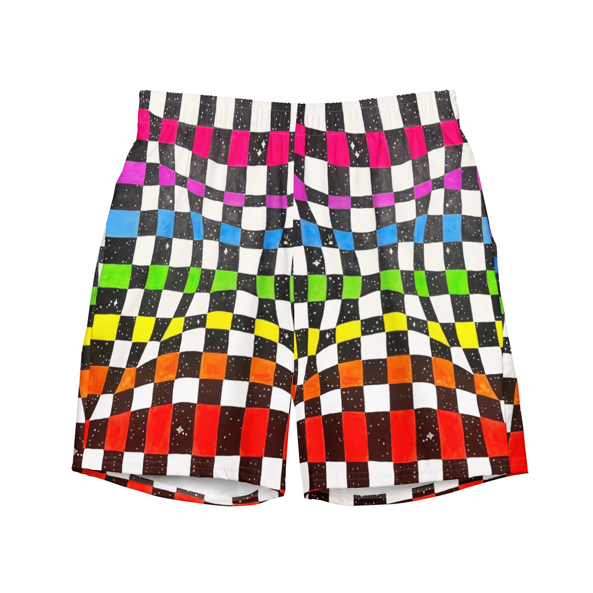 Swim Trunks ( Secret Internal Pocket)- "Space Track" Design