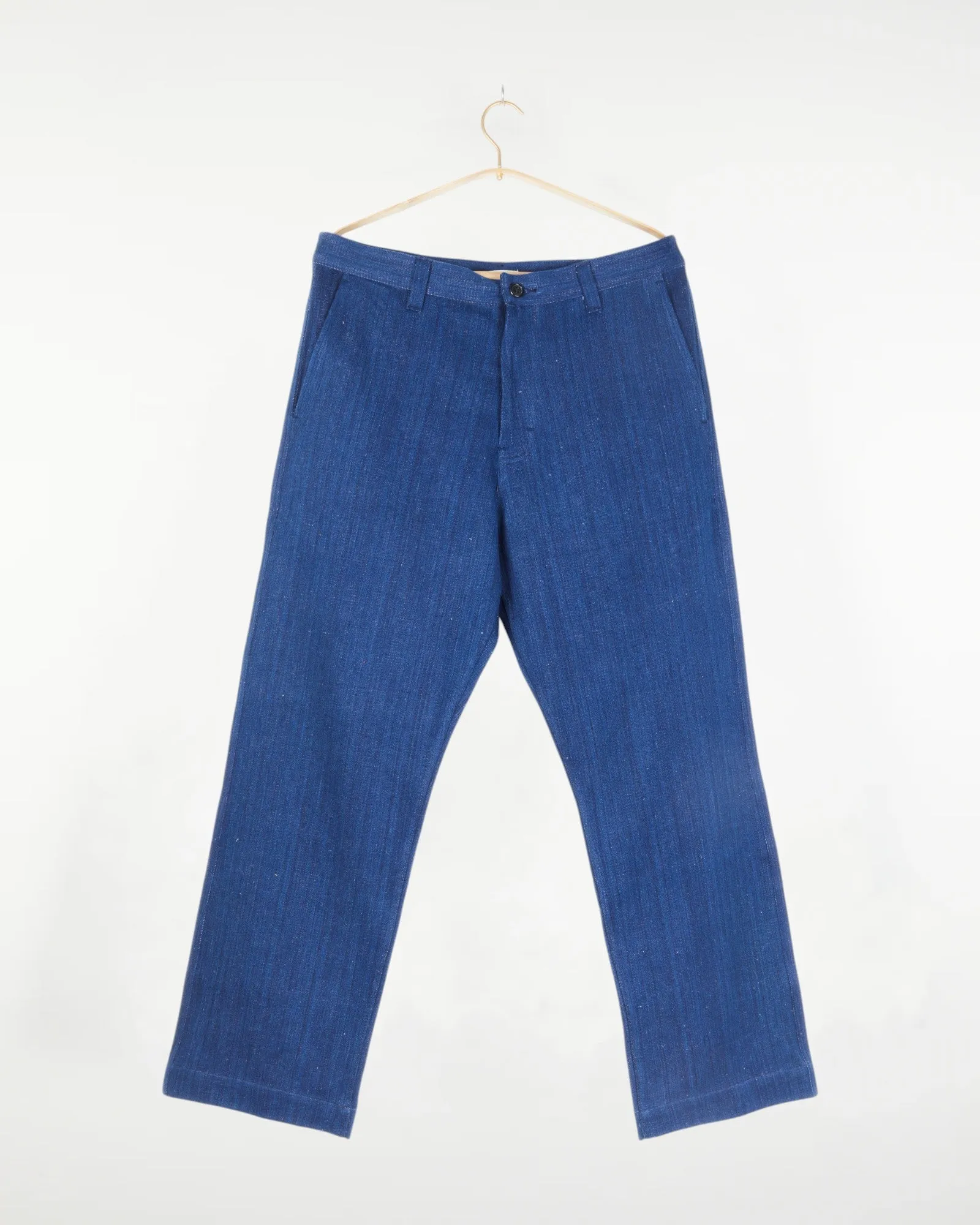 Tamal Pant Cotton Twill Indigo