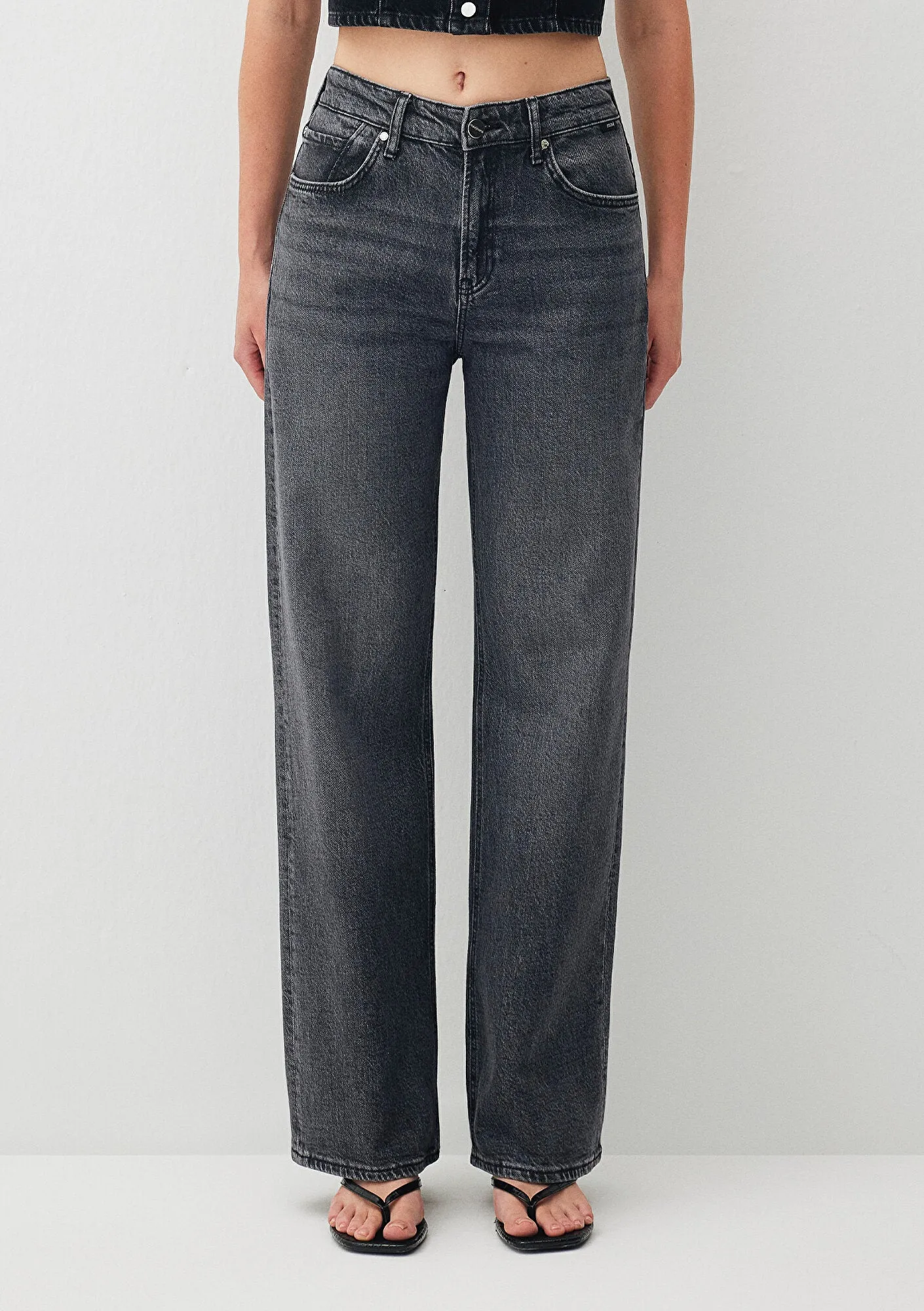 Taylor Smoke Icon Denim Jean Pants