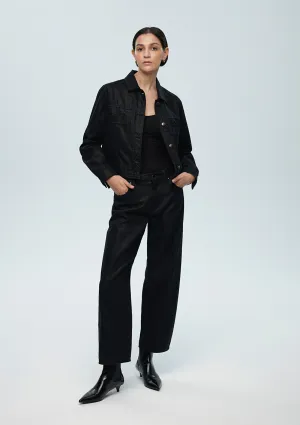 Taylor Smoke Shiny Denim Jean Pants
