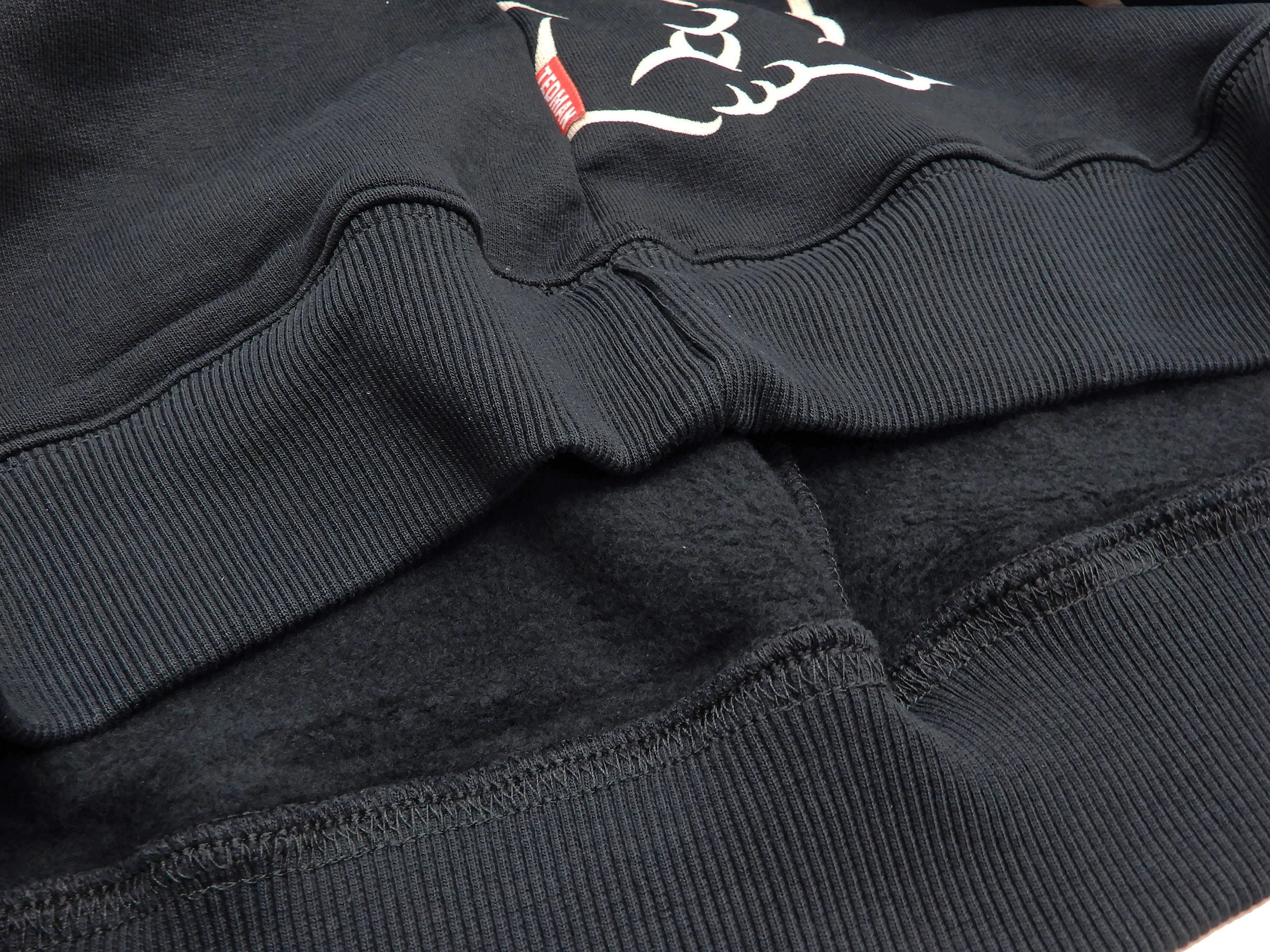 Tedman Pullover Hoodie Men's Lucky Devil Graphic Printed Hooded Sweatshirt TDPSP-101 Black