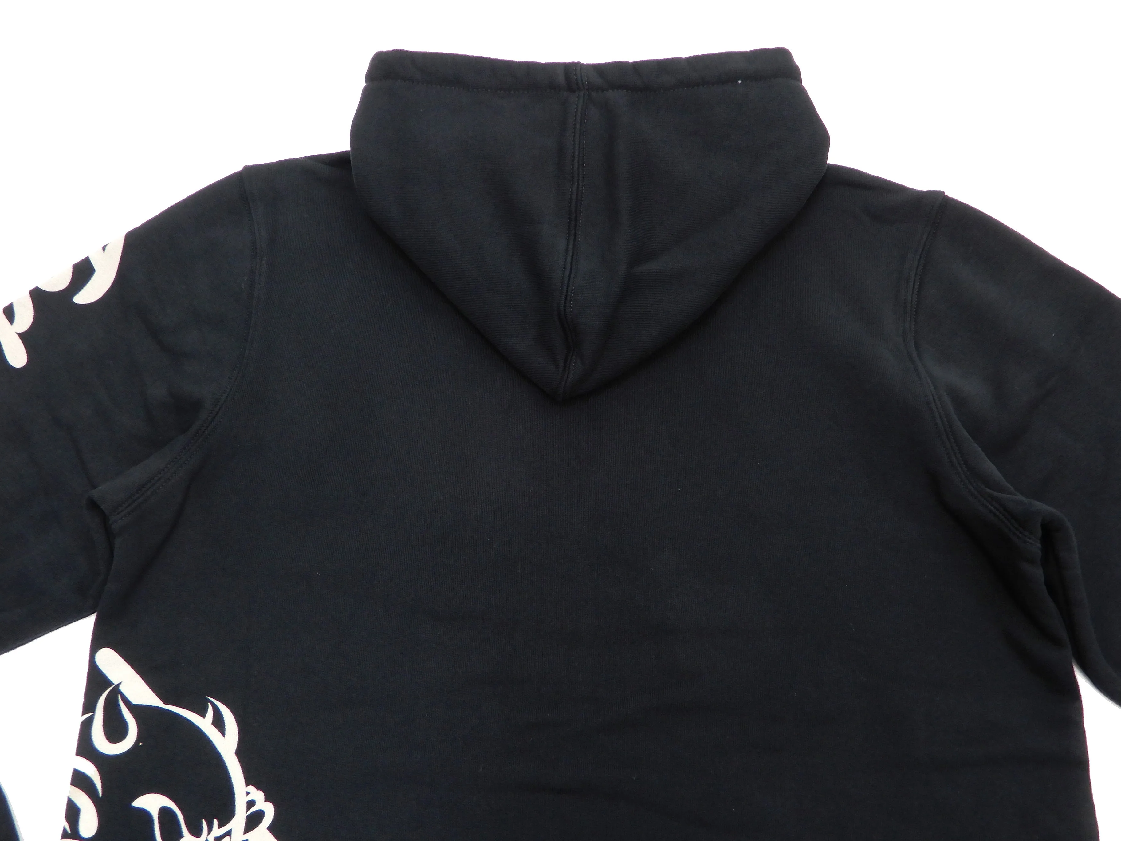 Tedman Pullover Hoodie Men's Lucky Devil Graphic Printed Hooded Sweatshirt TDPSP-101 Black