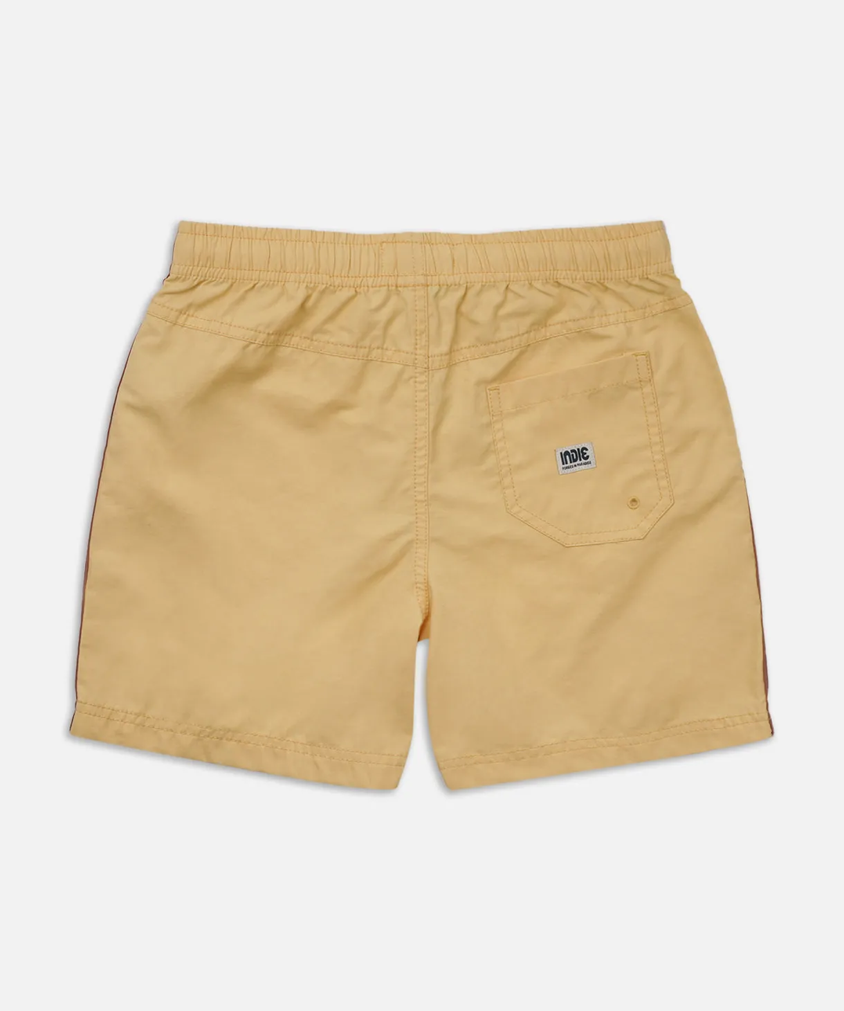 The All Day Stripe Swim Trunk - Mango