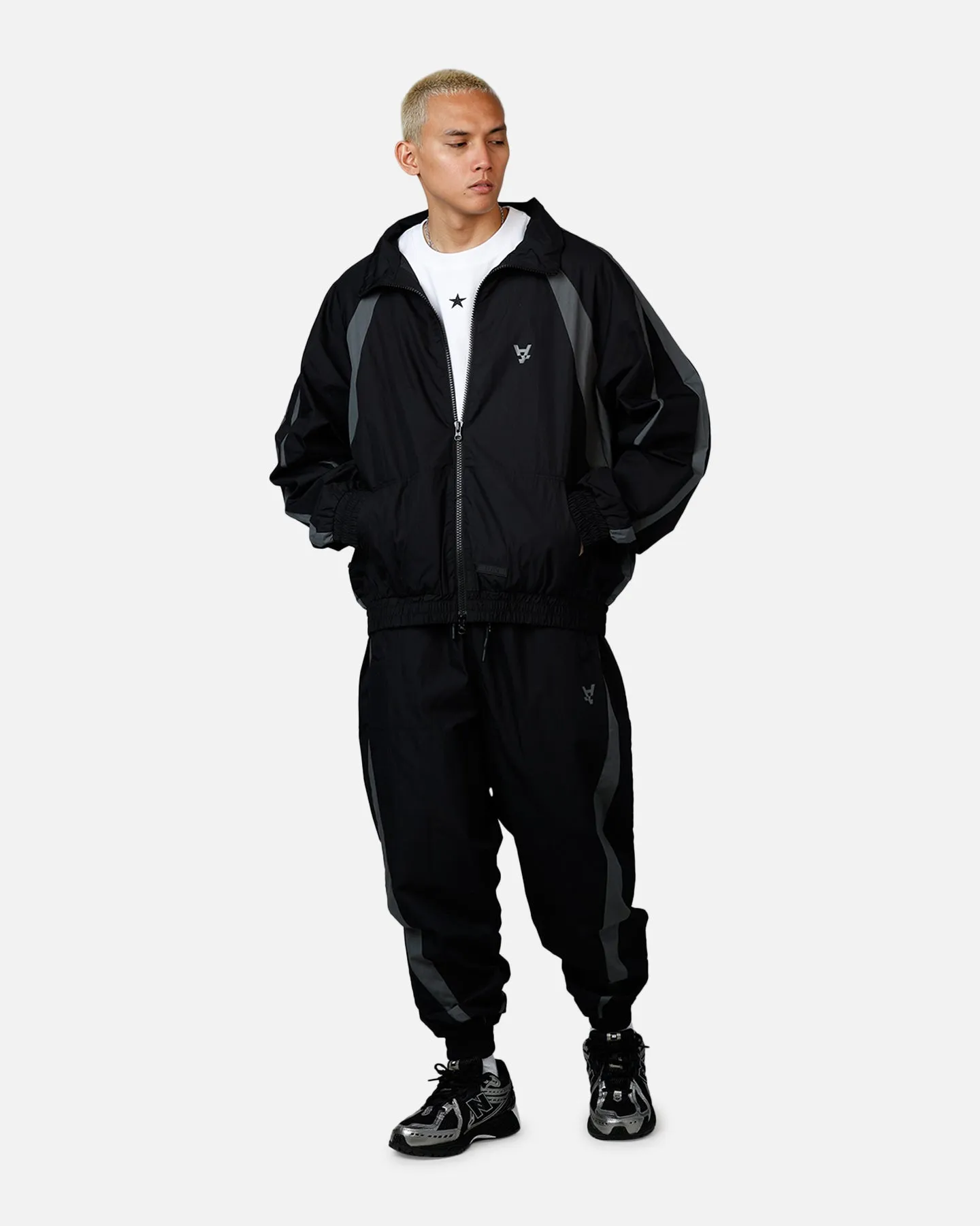 The Anti Order Acolyte Windbreaker Jacket Black/Grey