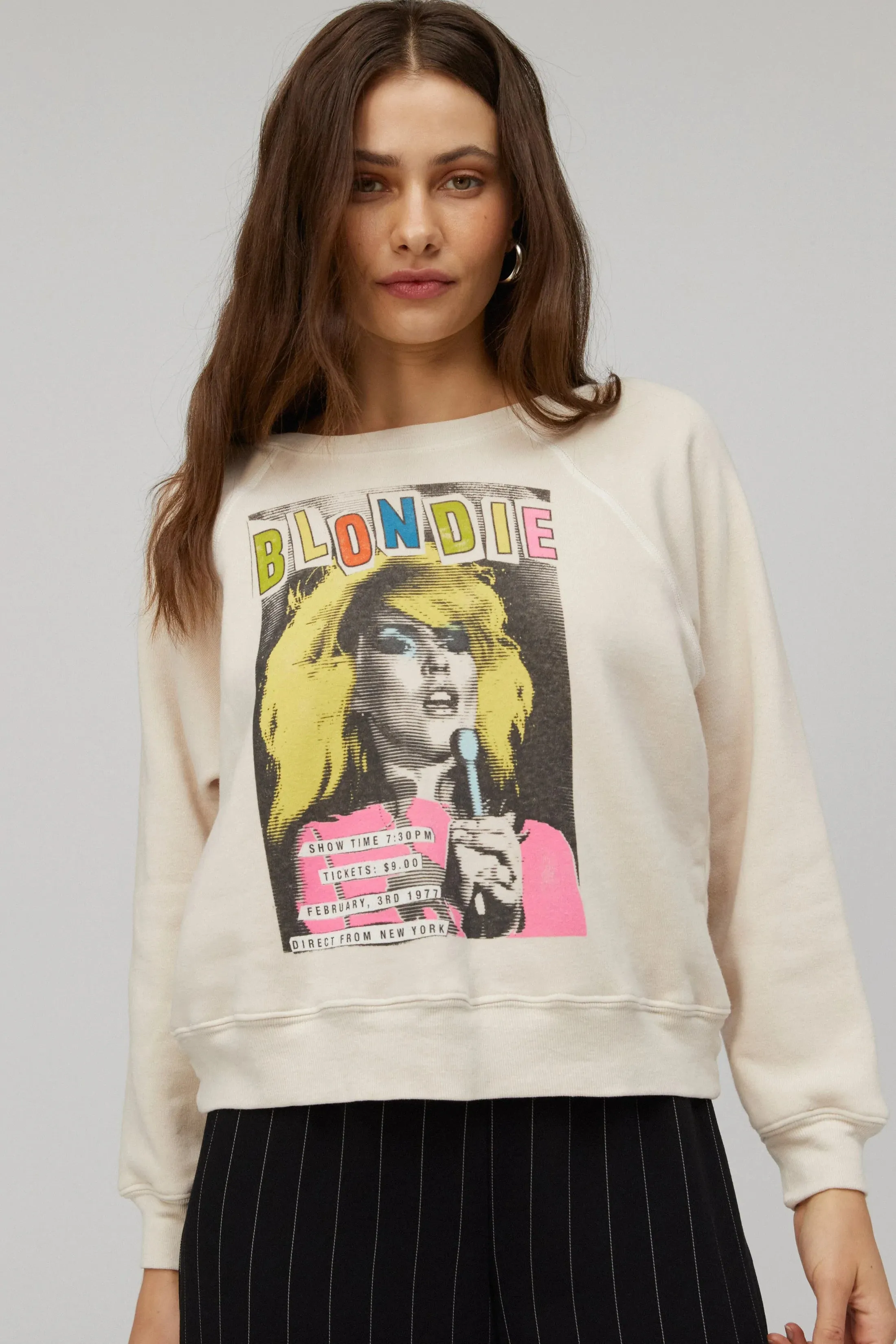 The Blondie Show Time Raglan Crew by Daydreamer