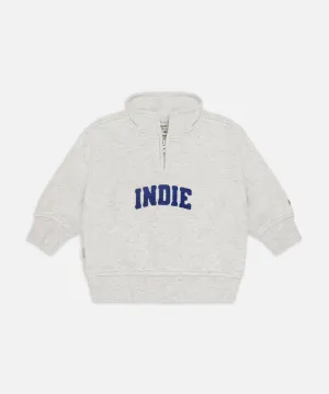 The Toluca Tracktop - Mid Grey Marle