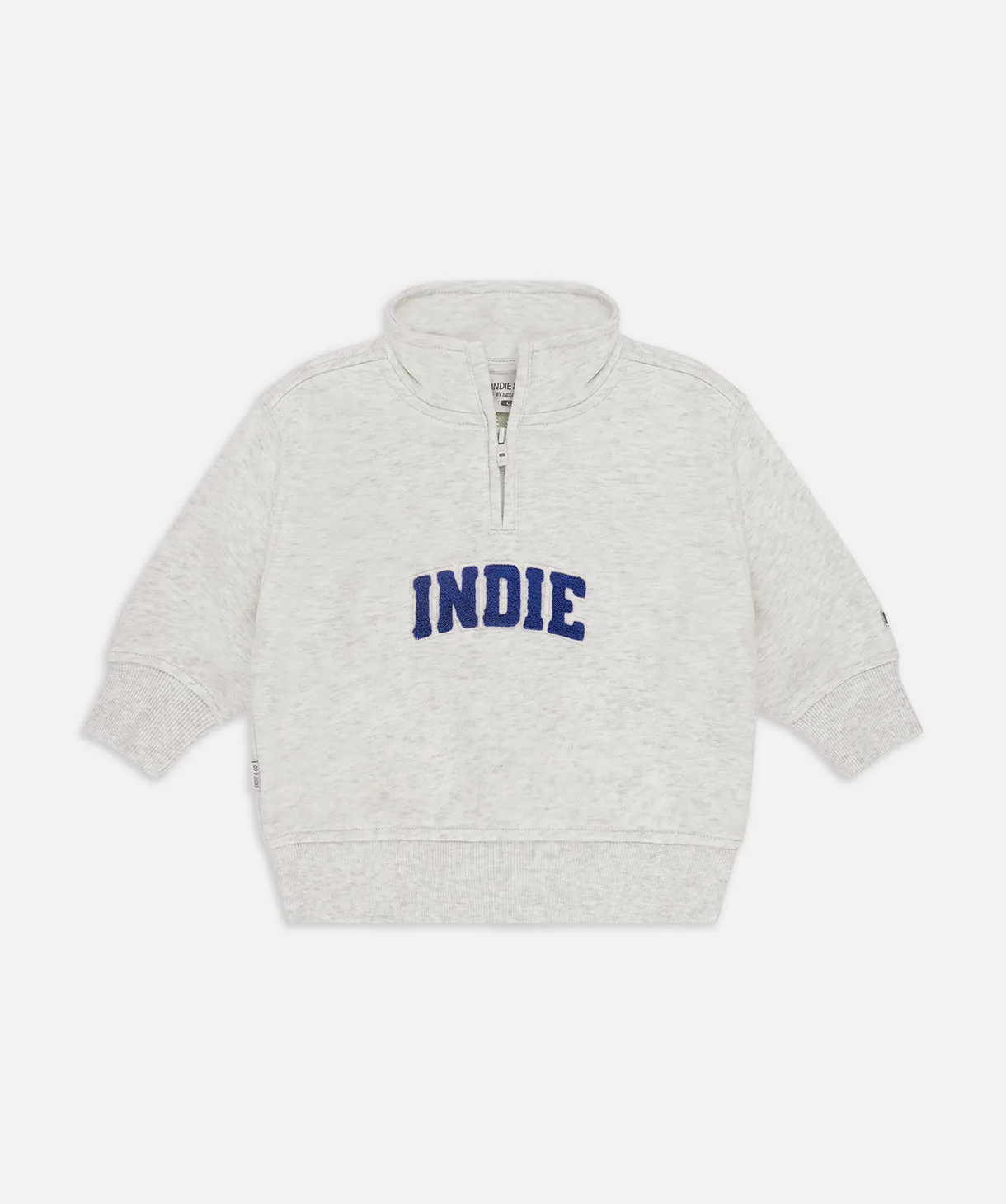 The Toluca Tracktop - Mid Grey Marle