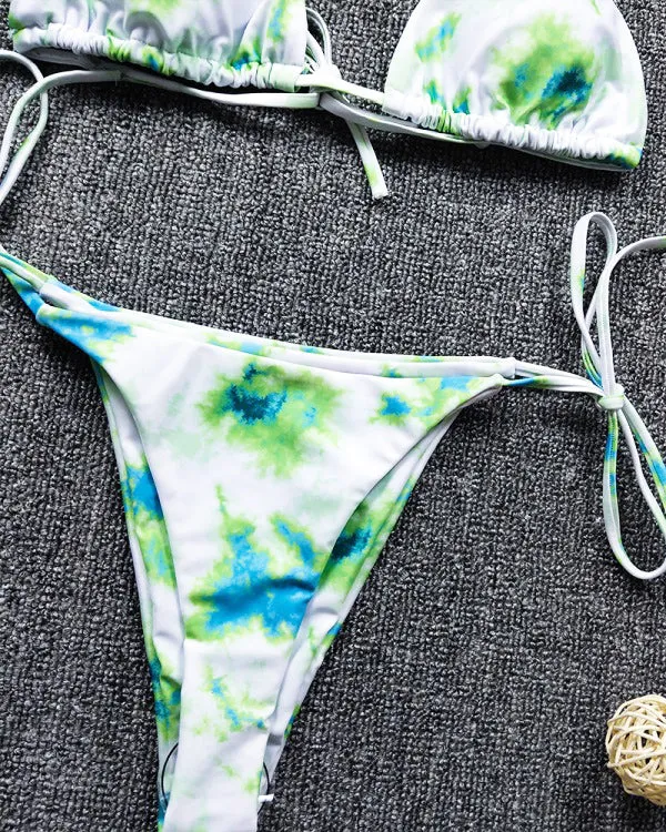 Tie Dyed Mini Bikini Sets